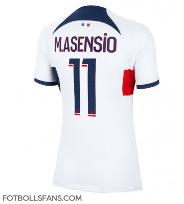Paris Saint-Germain Marco Asensio #11 Replika Bortatröja Damer 2023-24 Kortärmad